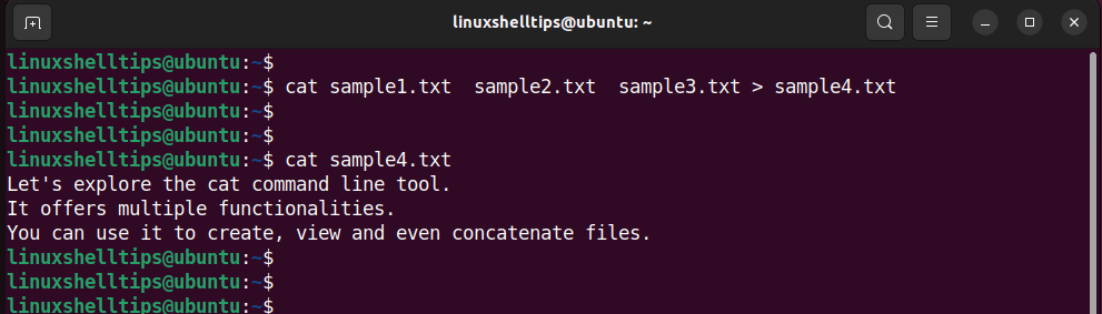 Join Files in Linux