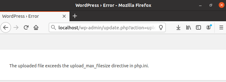 PHP Upload Max Filesize Error