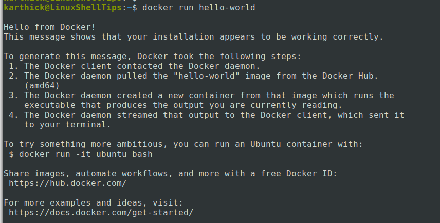 Running Docker as Normal User