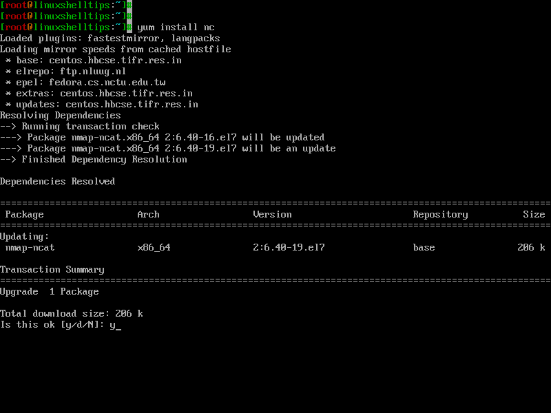 Install Netcat in Linux