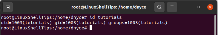Check User Group in Ubuntu
