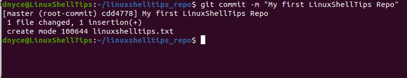 Commit Changes to Git Repository