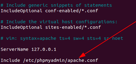 Enable PhpMyAdmin in Apache