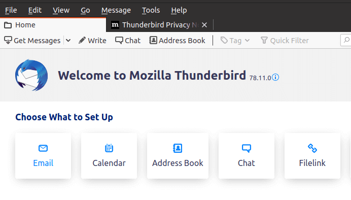 Thunderbird Email Interface