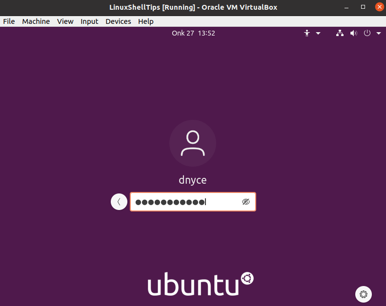 Ubuntu Login