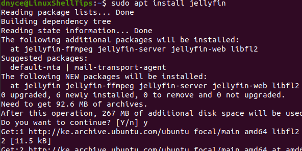 Install Jellyfin Media Server in Ubuntu