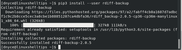 Install Rdiff Backup in RHEL
