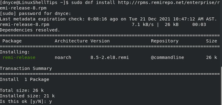 Install Remi Repo in Linux
