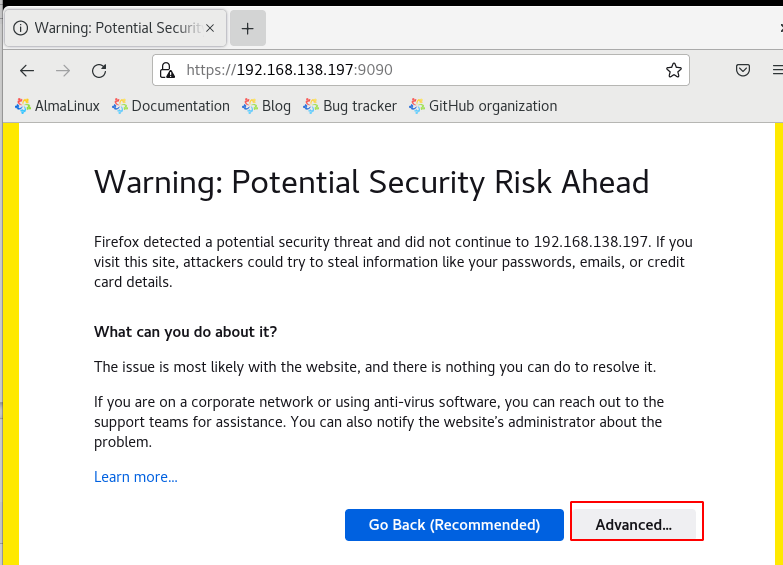 Potential Security Risk