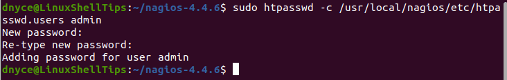 Create Nagios Admin in Ubuntu