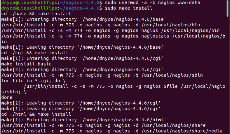 Install Nagios in Ubuntu