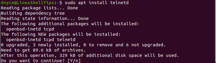 Install Telnet in Linux