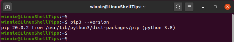Check Python PIP Version in Linux