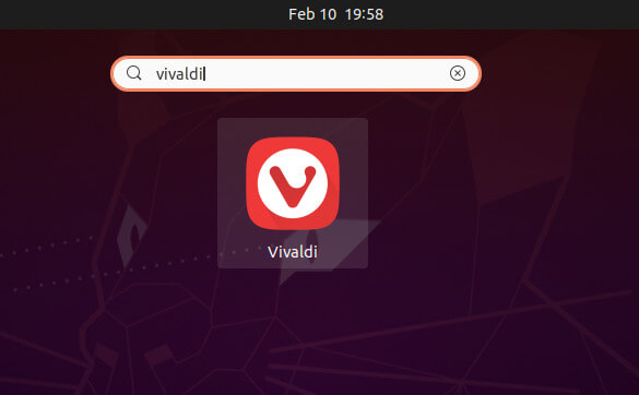 Start Vivaldi in Linux