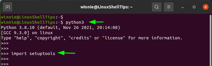 Check Python Setuptools in Linux