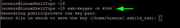 Create SSH Key Pair in AlmaLinux