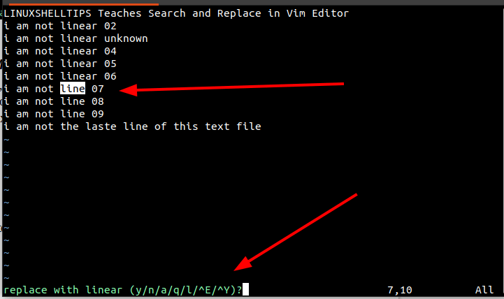 Search and Replace Word in Vim
