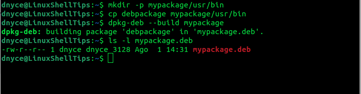 Check Debian Package