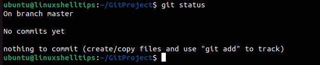 Show State of Git Repository
