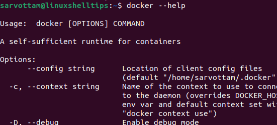 Check Docker Sub Commands